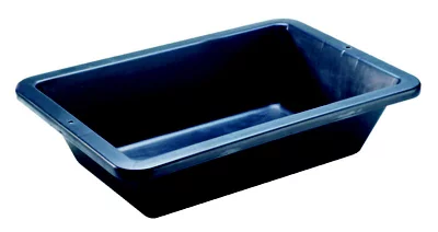 Auge de maçon plastique noir - 25 L Dimension : 60 x 39 x 16 cm