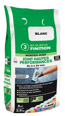 Joint hautes performances blanc 2,5 kg