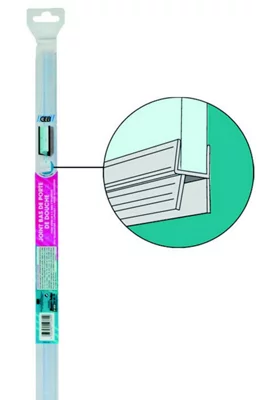 Joint doubles lèvres pour porte de douche - 1 m