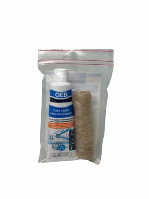 Kit d'étanchéité 50 ml et filasse 20 g