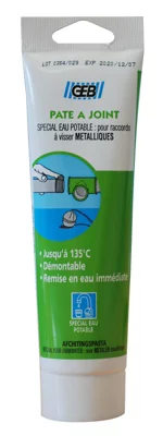 Pâte à joint raccords métalliques (eau potable) - 125 ml