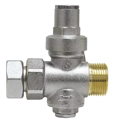 Réducteur de pression en laiton mâle femelle spécial chauffe-eau 20x27 mm