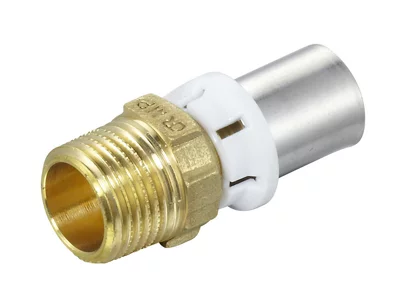 Raccord à sertir droit mâle Ø 16 mm 15x21 mm