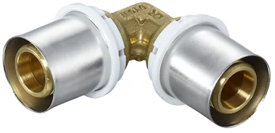 Coude égal à sertir pour tube multicouche Ø 26 mm