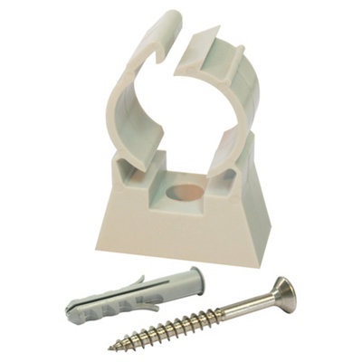 Attache de fixation simple pour tube Ø 20 mm