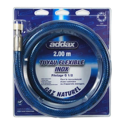 Tuyau de gaz sans date de remplacement - L. 2 m