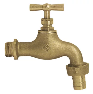 Robinet d'arrosage brossé 15x21 mm