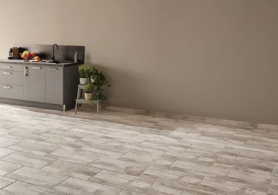 Carrelage de sol intérieur "Old Bean White" blanc - l. 31 x L. 62 cm