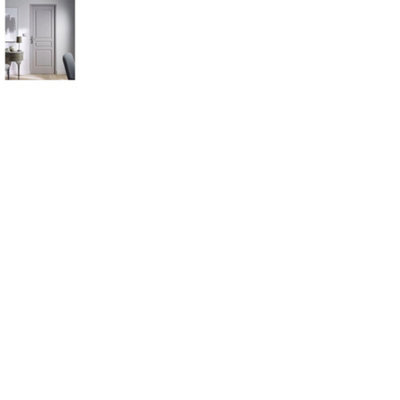 Bloc porte intérieur 3 panneaux blanc 83 cm poussant gauche