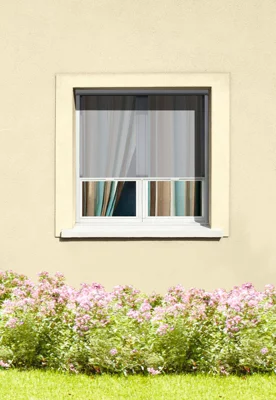 Store moustiquaire fenêtre recoupable en aluminium - L. 125 X H. 170 cm