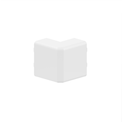 Lot de 4 angles extérieurs blancs pour moulure - 10x22 mm