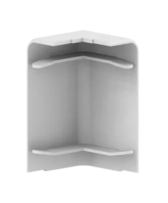 Lot de 2 angles extérieurs blanc - 20 x 70 mm