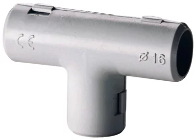 Lot de 10 tés pour conduits Ø 20 mm