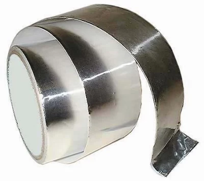 Bande alu autocollante - 50 m x 50 mm