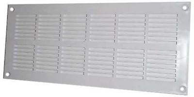 Grille PVC plate blanche - 251 x 108 mm