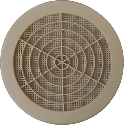 Grille PVC concentrique - 100 x 110 mm
