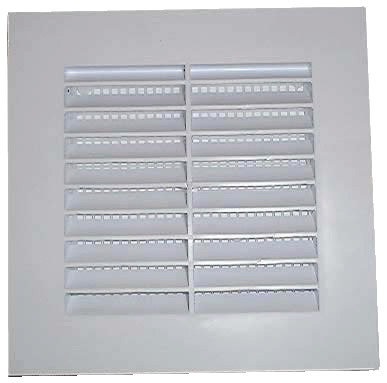 Grille PVC encastrable - 100 x 140 mm