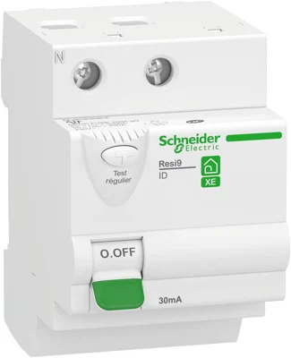 Interrupteur différentiel 30ma 63A type AC automatique (embrochable)