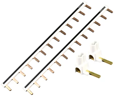 Lot de 2 bornes d'alimentation + 2 peignes de raccordement