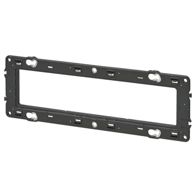 Support fixation à vis 3 x 2 modules horizontal "Mosaic"