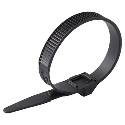 Lot de 100 colliers de fixation noir 9 x 185 mm