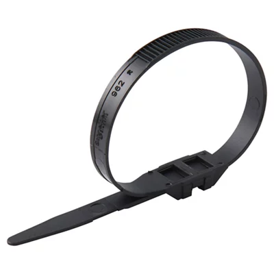 Lot de 100 colliers de fixation noir 9 x 273 mm
