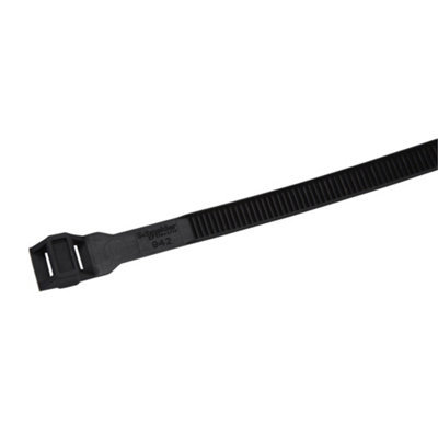 Lot de 100 colliers de fixation noir 9 x 370 mm