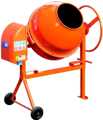 Bétonnière électrique avec 2 roulettes - 160 L