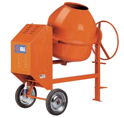 Bétonnière électrique avec 2 roues - 250 L