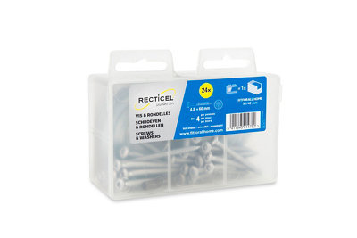 24 vis et rondelles 60 mm