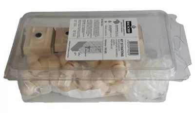 Kit 50 fixations pour bac acier - Beige