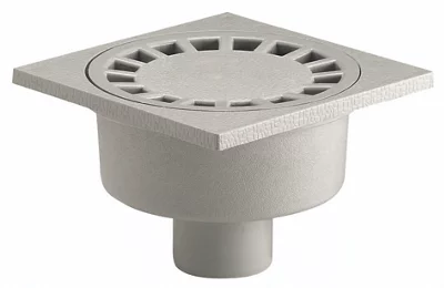 Siphon de cour polypropylène - Sable