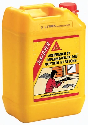 Résine d'accrochage Sikadher-80 GP blanc, en bidon de 5 L
