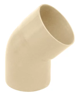 Coude en PVC Dév. 25 mm sable