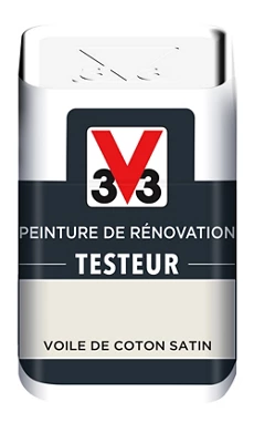 Testeur peinture de rénovation acrylique satin voile de coton 50 ml