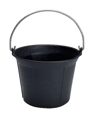 Seau en caoutchouc tous travaux - 11 L