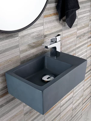 Mosaïque sol/mur pierre naturelle "Quartzite" mix beige - l. 30 x L. 30 cm