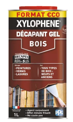 Xylophène décapant gel bois - 1 L