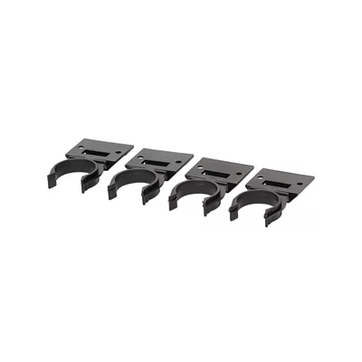 4 clips de fixation noirs pour plinthe