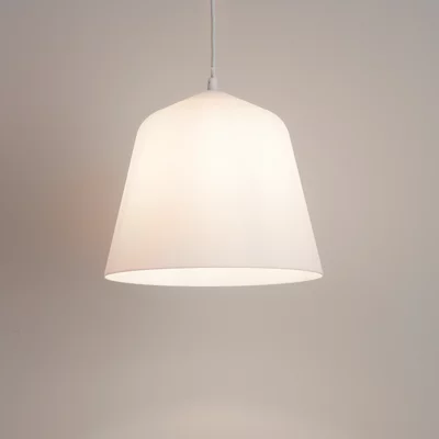 Suspension blanche plastique Ø27 cm