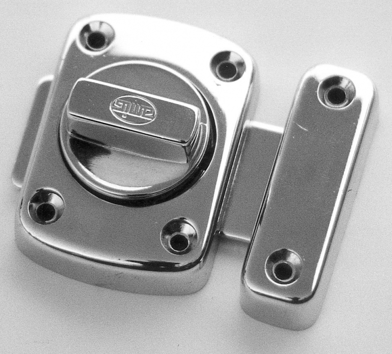 TARGETTE ZAMAC CHROME 30MM