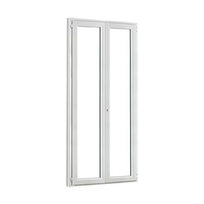 Porte-fenêtre PVC battante 2 vantaux H. 205 x l. 100 cm