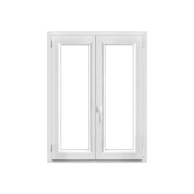 Fenêtre PVC blanc oscillo-battante 2 vantaux h.115 x l.90 cm