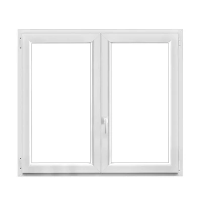 Fenêtre PVC blanc oscillo-battante 2 vantaux h.75 x l.80 cm