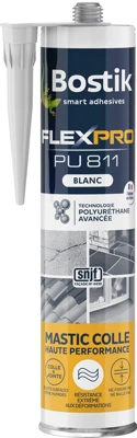 Mastic colle haute performance Flex Pro 300 ml Blanc