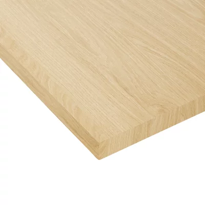 Plateau de bureau effet chêne - L. 120 x l. 80 x Ép. 1,8 cm