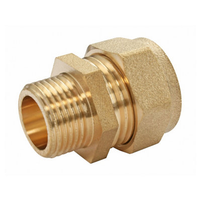 Raccord Mâle bicône pour tube cuivre Ø14 - Mâle 20/27 (3/4")