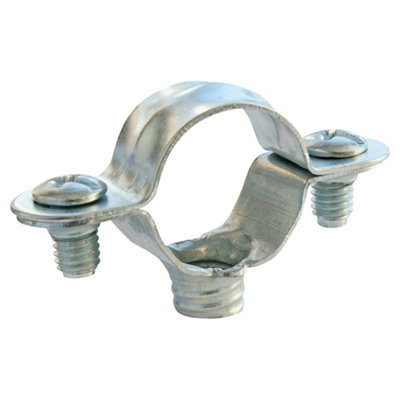 Lot de 10 Rallonges colliers de fixation simple pour tube Ø14 mm
