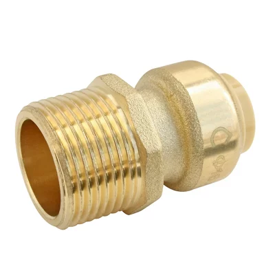 Raccord mâle à clipser pour tube cuivre ou PER ou Multicouche Ø16 - Mâle 20/27 (3/4')