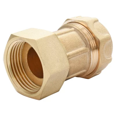 Raccord laiton droit pour PE Ø25 - Femelle 20/27 (3/4")